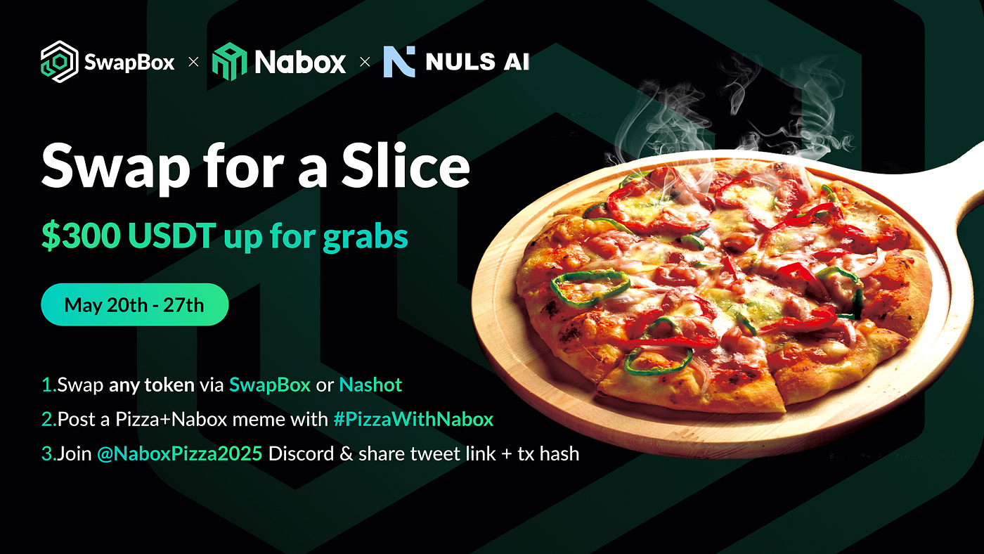 🍕 Swap for a Slice! | Celebrate Pizza Day with Nabox & NULS AI