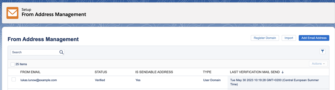 Setting up a private domain- SFMC
