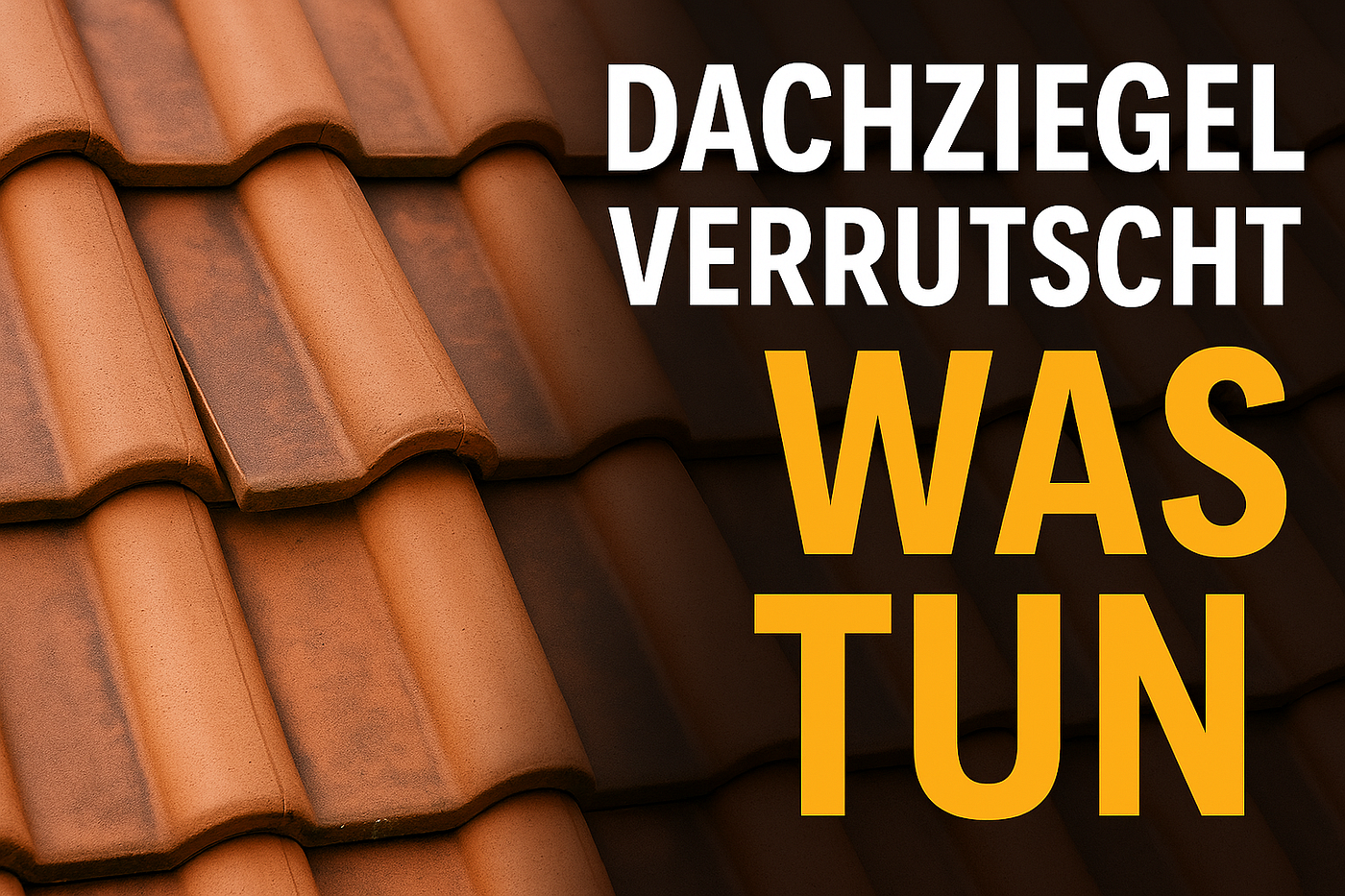 Dachziegel verrutscht — Was tun? Der Handwerkermeister-Guide für schnelles Handeln