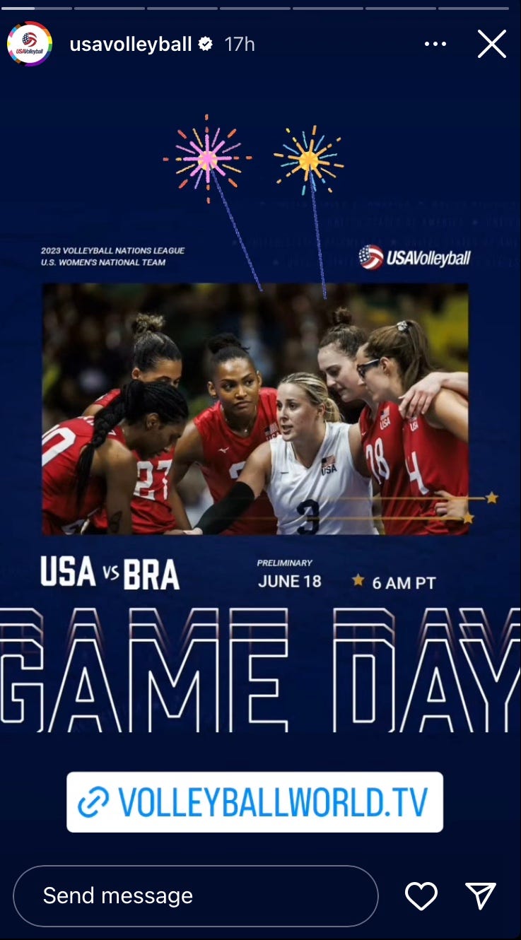 USA Volleyball — Best Practices Guide for Instagram by Kmuff Medium