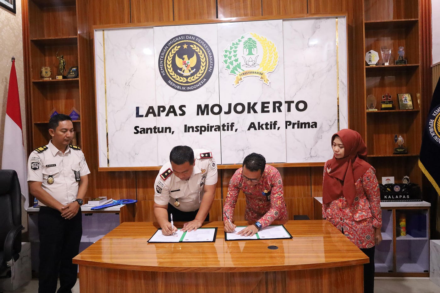 Penandatanganan Pks, Lapas Mojokerto Percepat Hadirnya Bapas Mojokerto