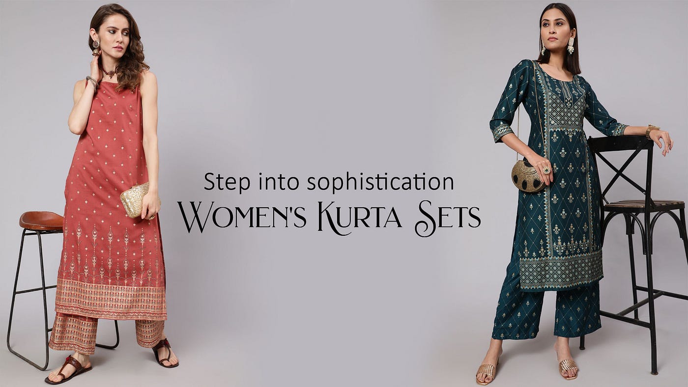 Experience the Timeless Elegance of Indian Kurta Sets for Women | by Fabdia  | Medium