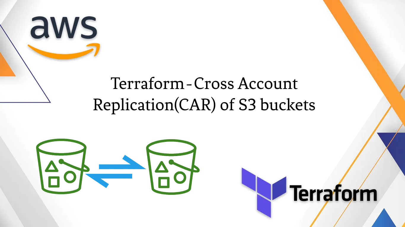 Terraform — Cross Account Replication(CAR) of S3 buckets | by Prashant  Bhatasana | Mar, 2024 | Medium