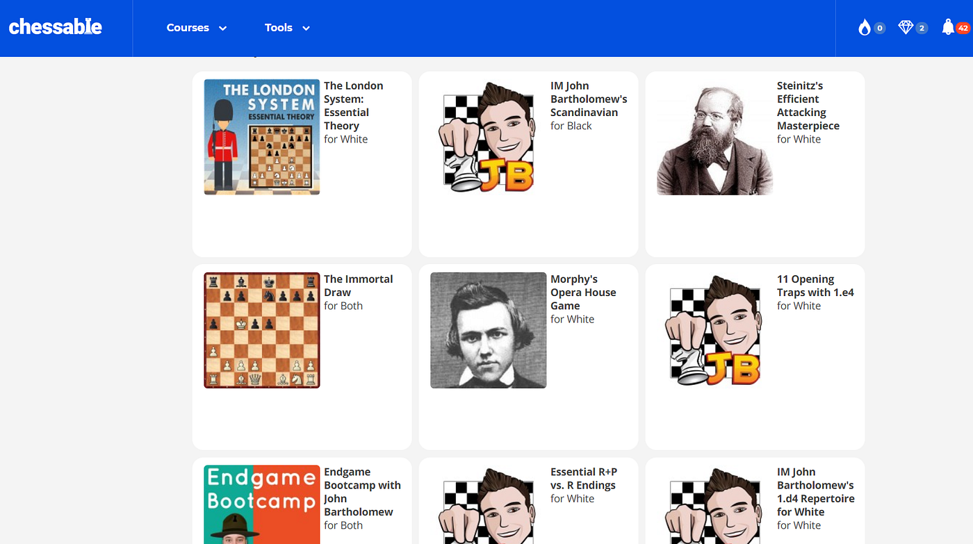 Chessable Courses in the Learning Section - Are people using this