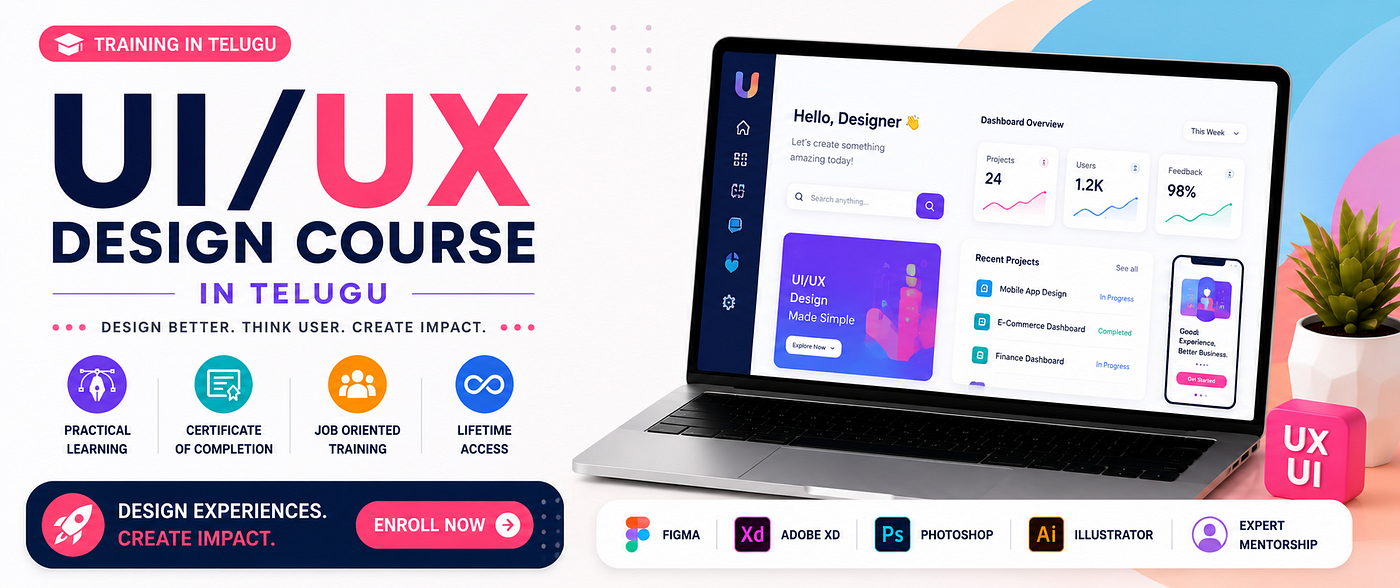 UI UX Design Course Training in Telugu