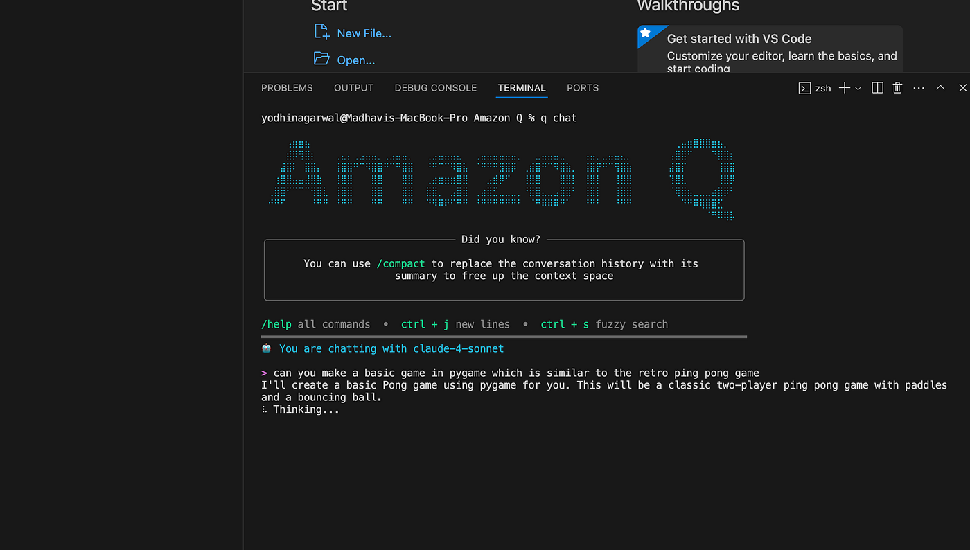 Building a Complete Retro Pong Game with Amazon Q: My AI-Assisted Development Adventure