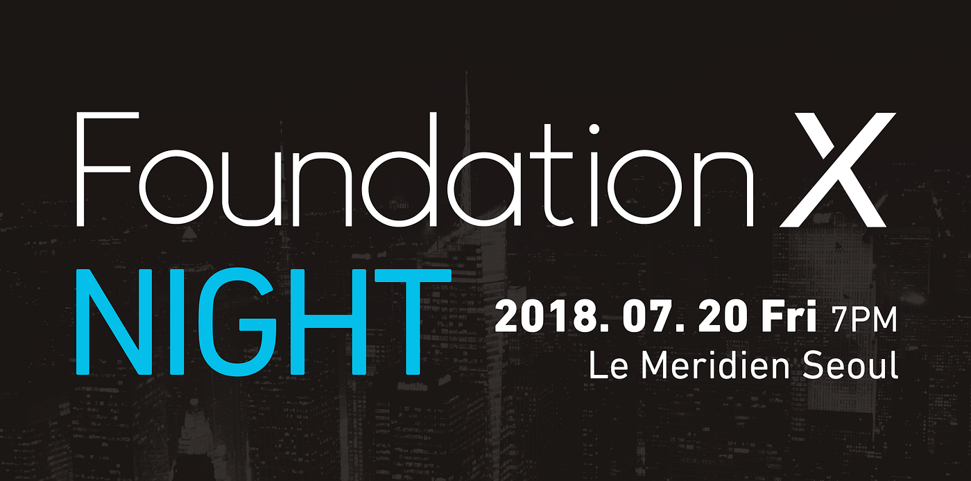 FoundationX Night in Korea Blockchain Week | by FoundationX | Medium