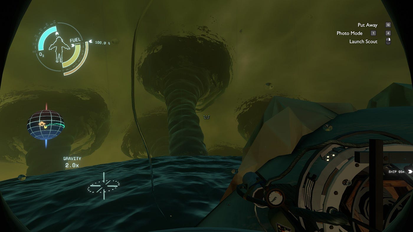 Outer Wilds Giants Deep - How to Get to the Giants Deep Core