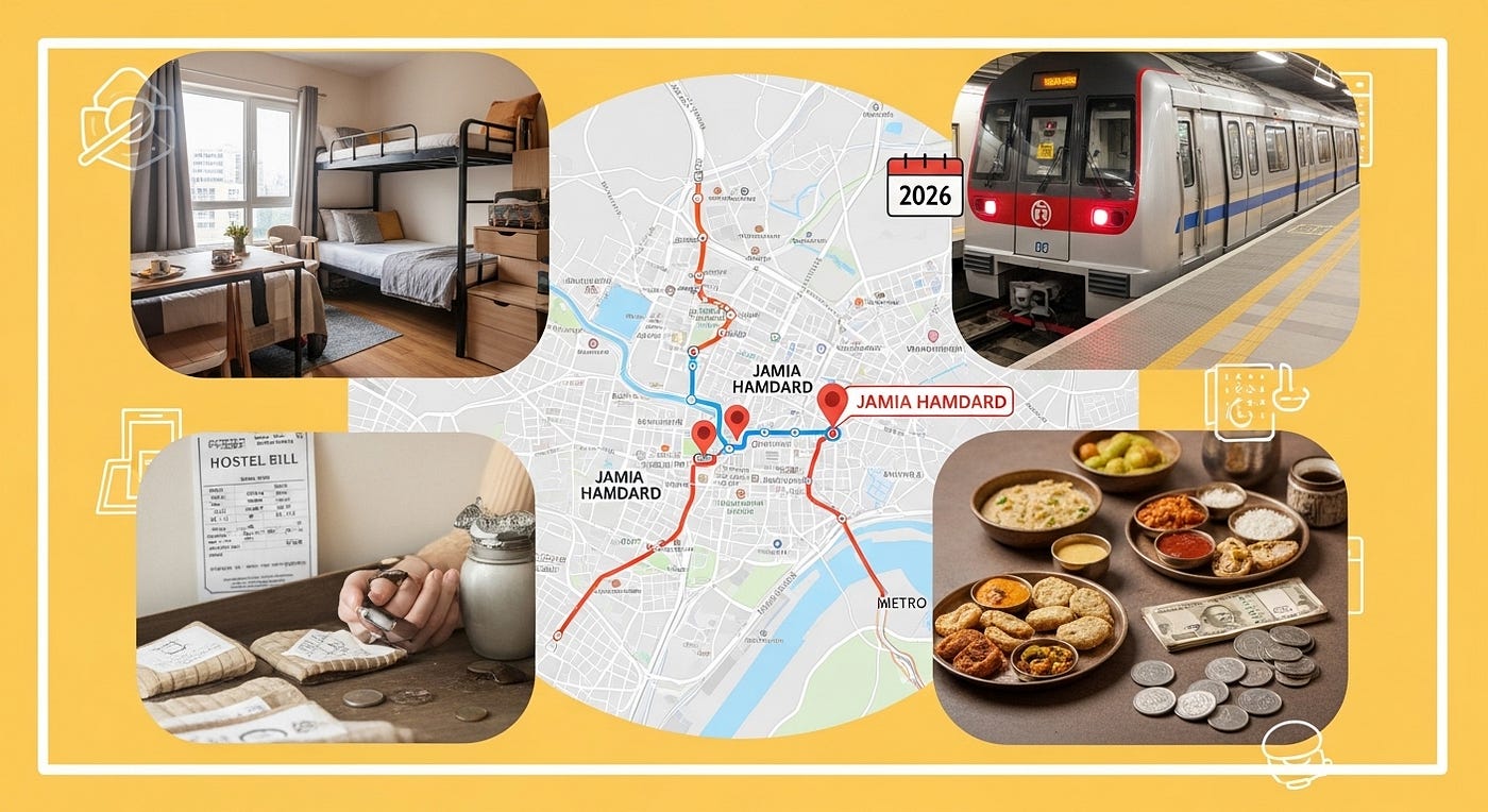 The Complete Jamia Hamdard Fresher’s Survival Guide: Housing, Metro Routes, and Living Costs (2026)