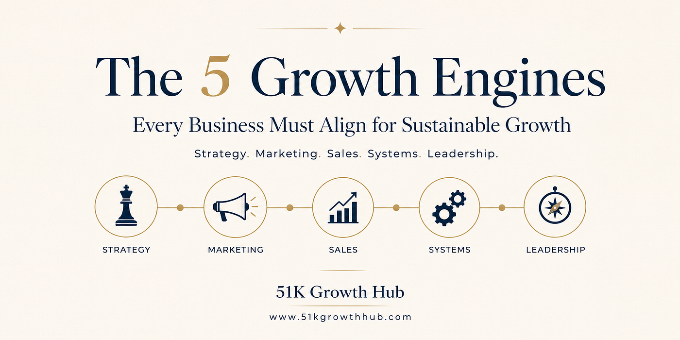 The Five Growth Engines Every Business Must Align for Sustainable Growth