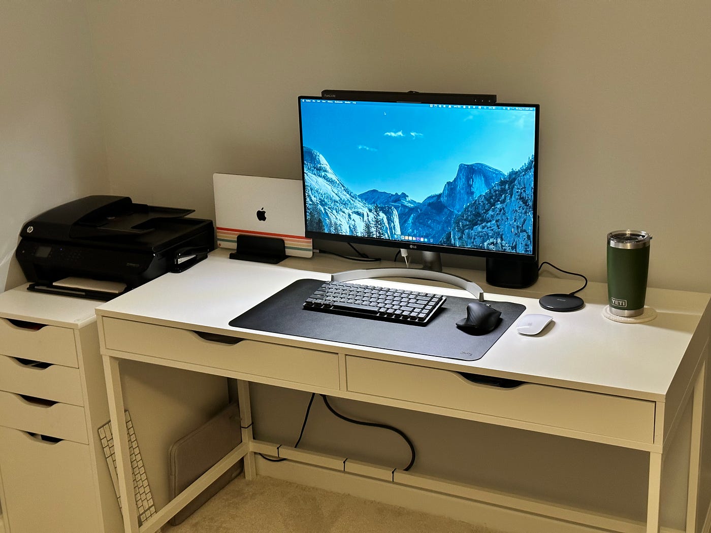 My Productive and Very Simple Desk Setup | by Scot Krueger | Productive  Life | Medium