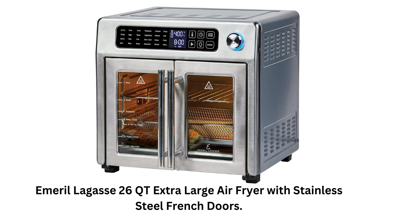26 QT Extra Large Air Fryer, Convection Toaster Oven with French