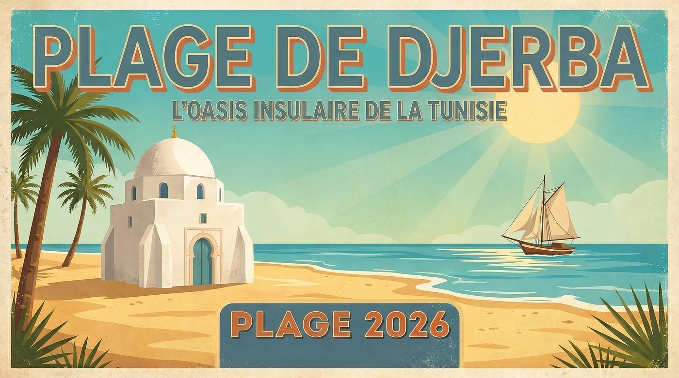 Djerba 2026 — Île UNESCO, Aube & Couchers Magiques, Star Wars & 125 km de Plages