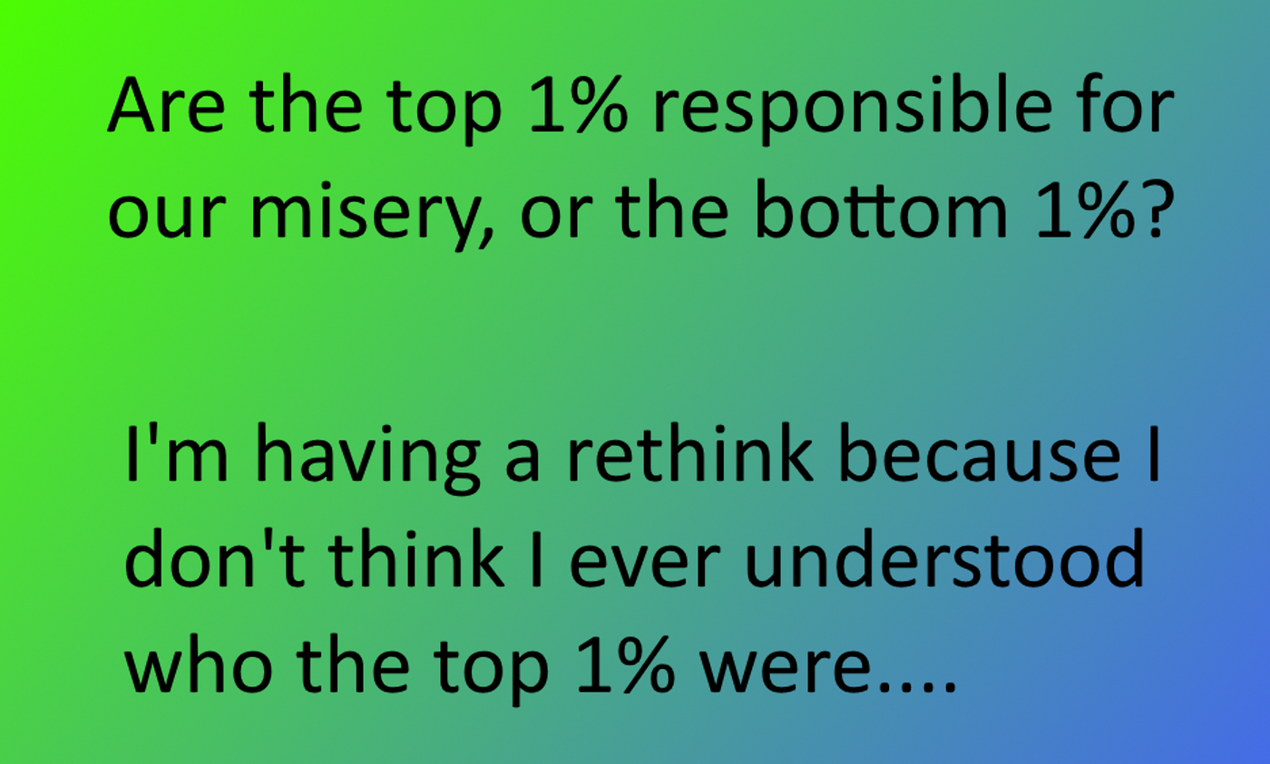 So Are the Top 1% Really Responsible for Our Misery?