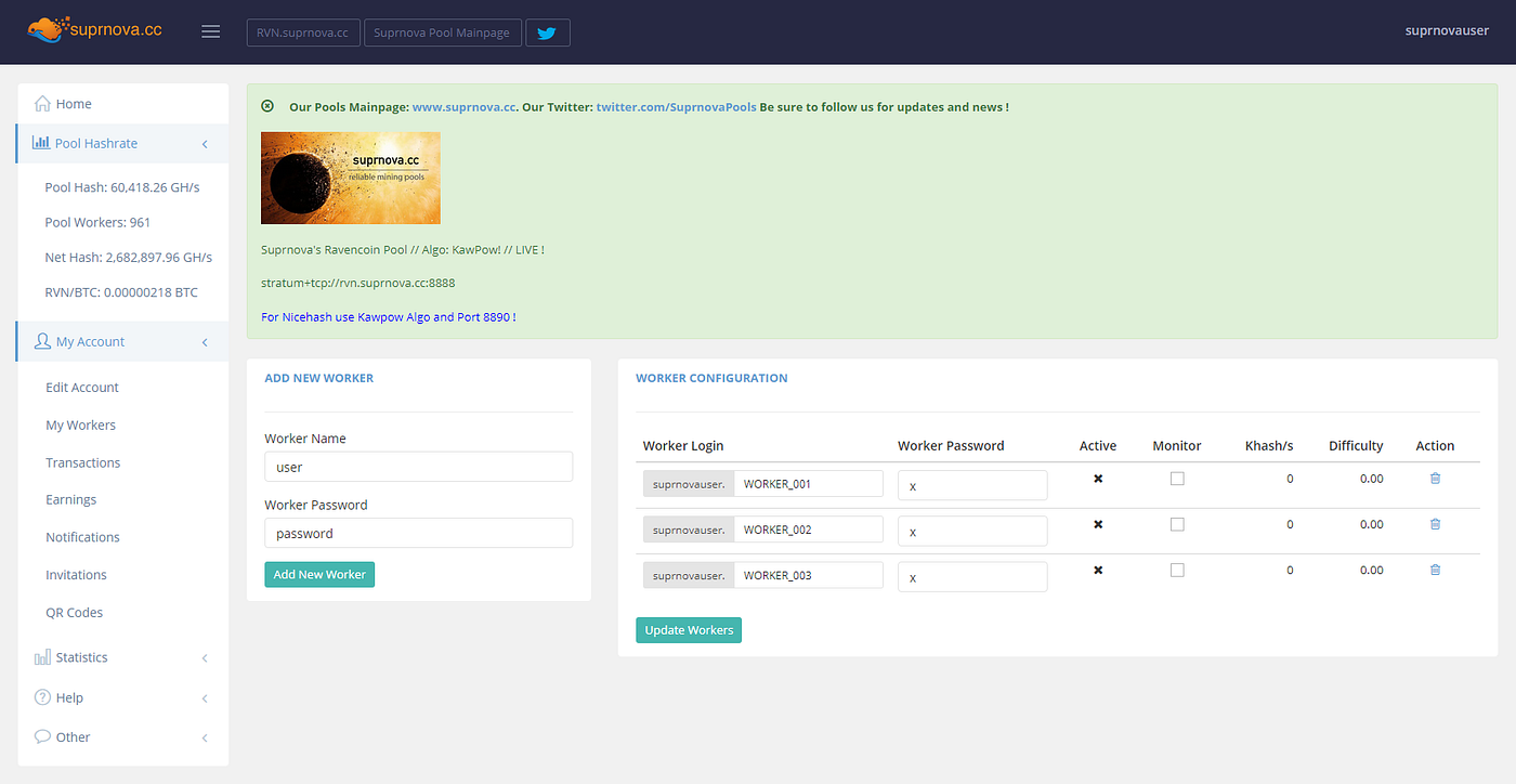 minerstat mining tutorial #41: Profit switch with Suprnova | by minerstat |  minerstat | Medium