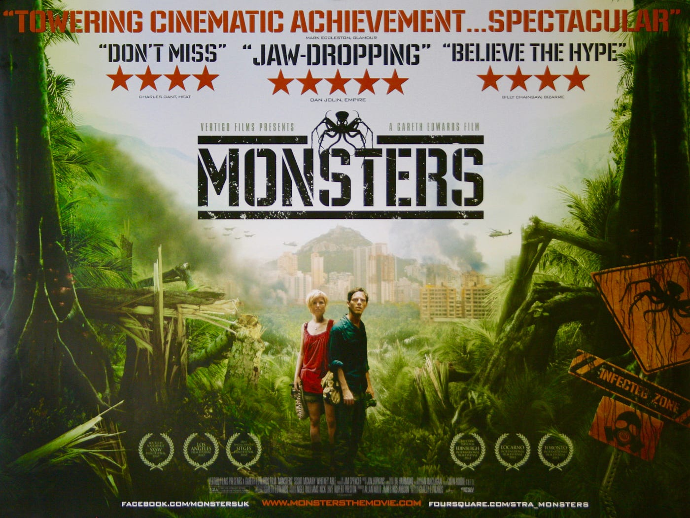 Monsters (2010). Gareth Edwards incredible cinematic | by Stephen  Blackford | Medium