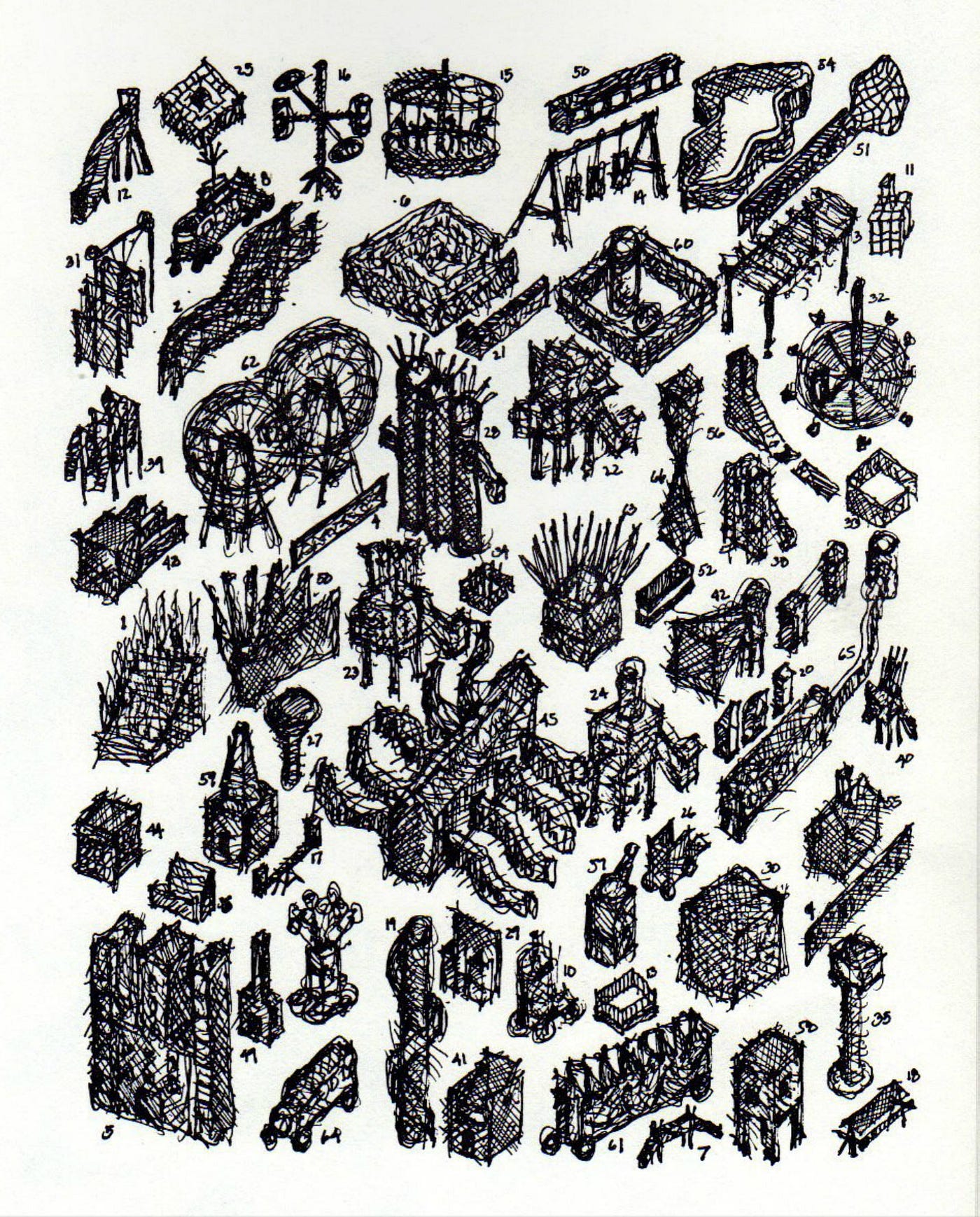 Architectural drawing. John Hejduk is an architect and a… | by