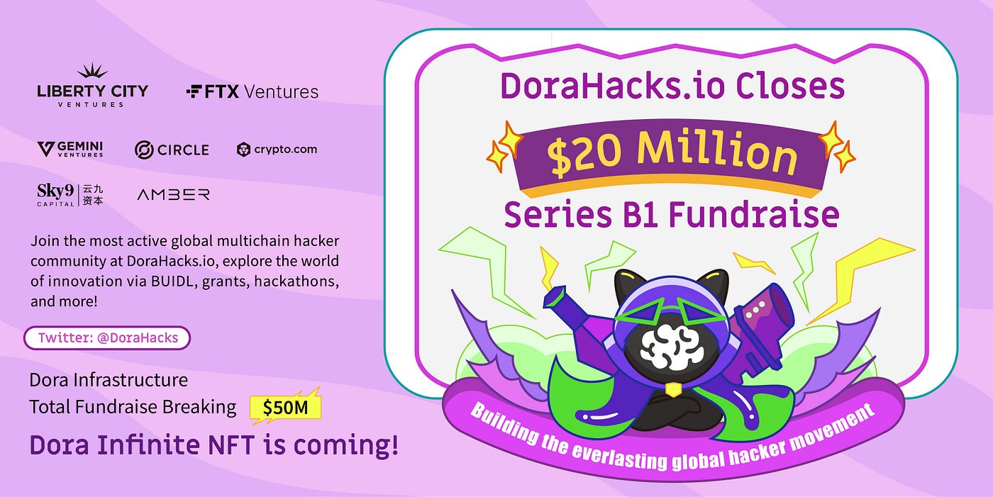 DoraHacks Raises $20M Led by FTX Ventures and Liberty City Ventures To  Scale Its Global Web3 Startup Platform | by DoraHacks | Medium