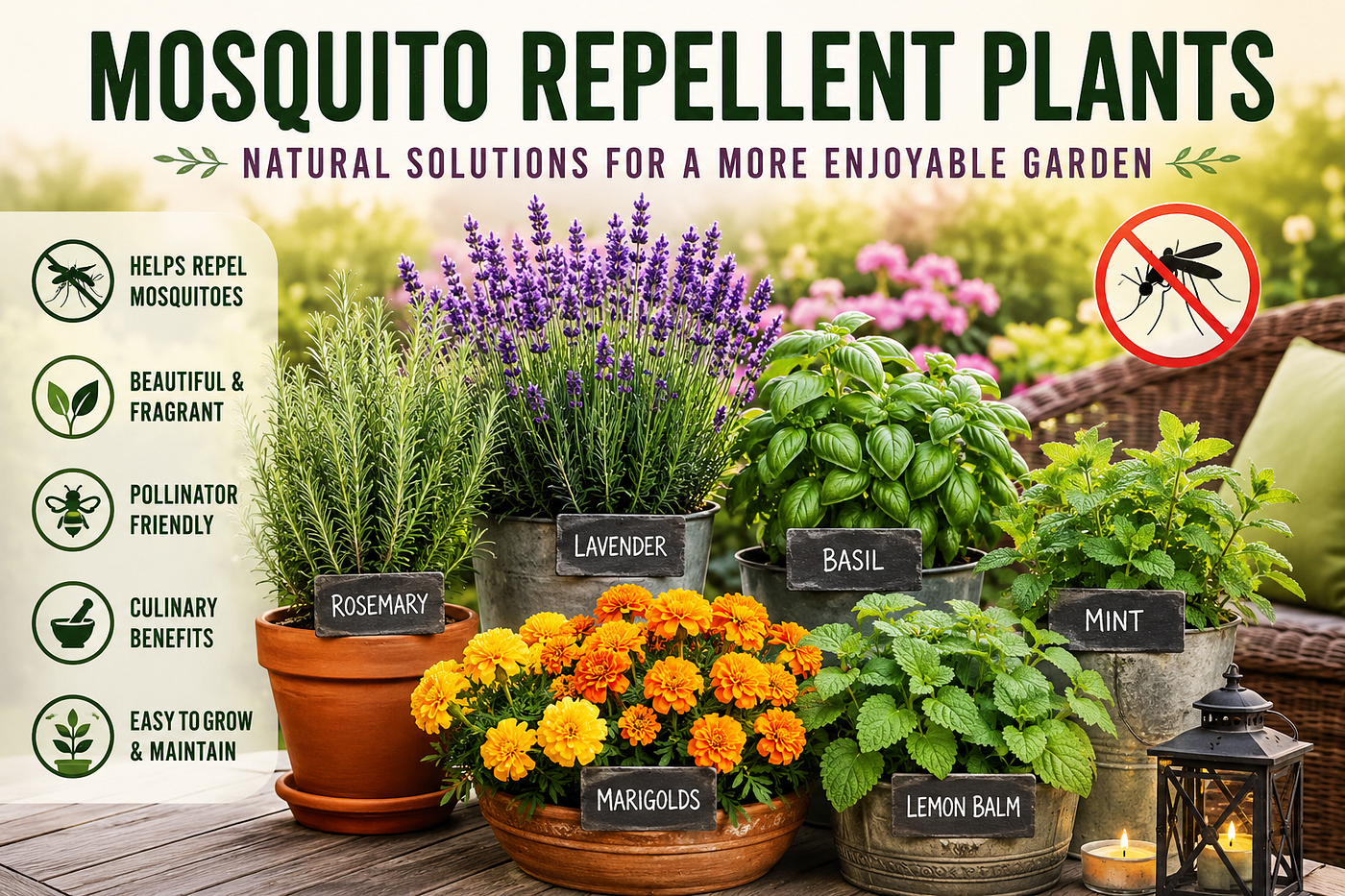 Mosquito Repellent Plants: The Complete Guide to Creating a More Enjoyable Garden Naturally