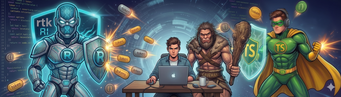 🏦📉 The Ultimate Token-Saving Stack: RTK, Caveman, and TokenSave