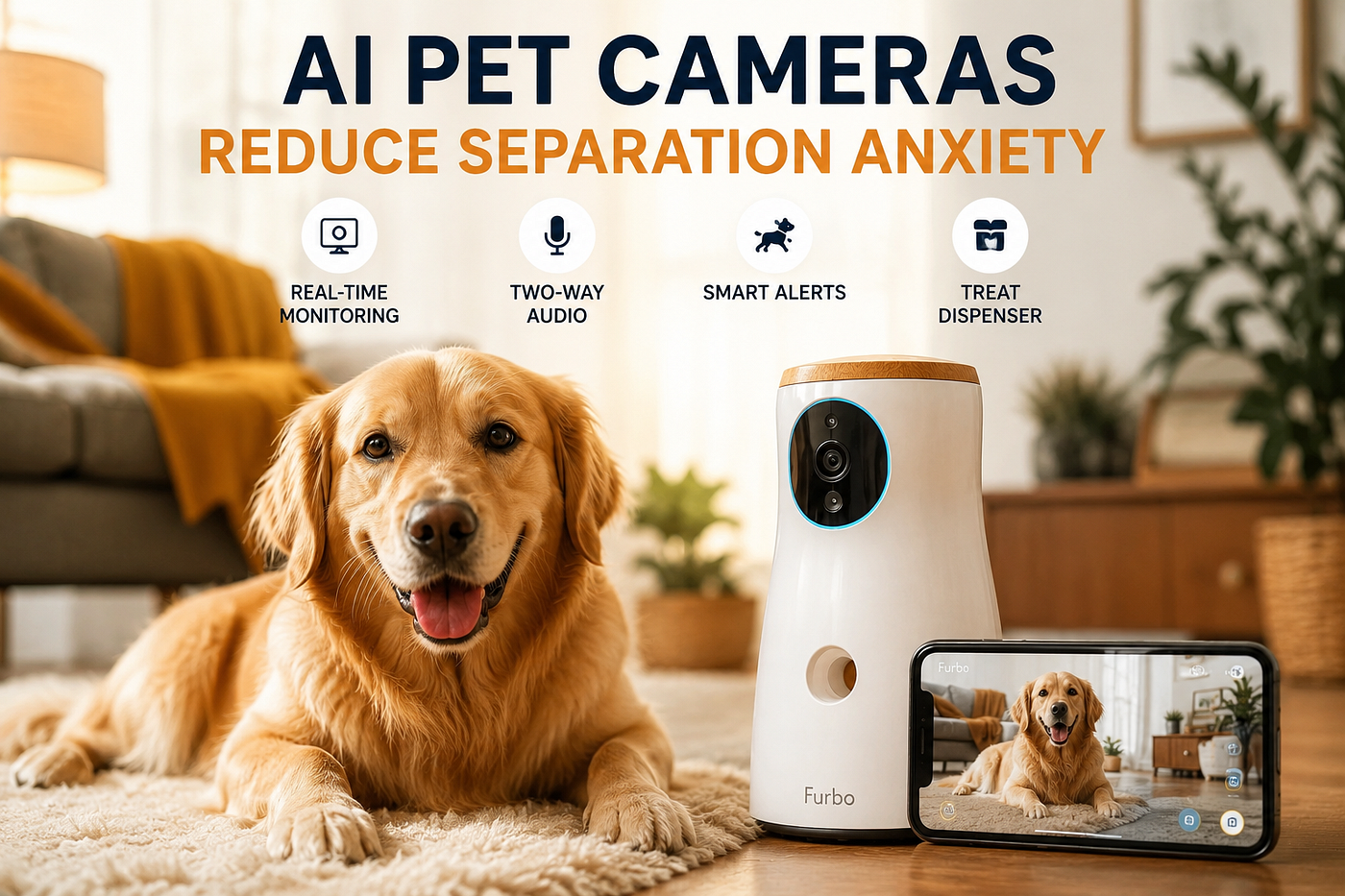 How AI Pet Cameras Help Reduce Separation Anxiety in Pets
