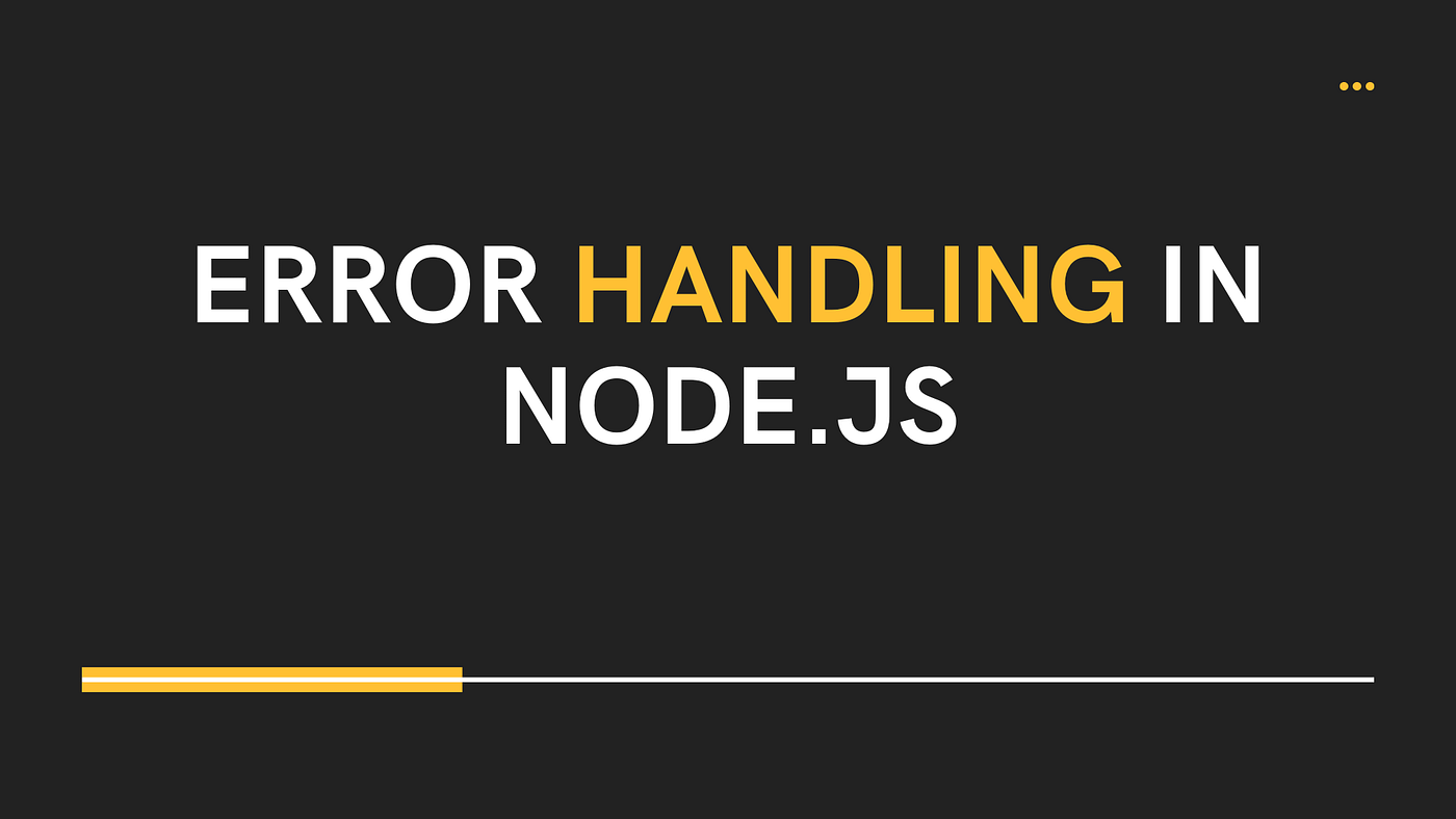 Centralized Error Handling in NestJS