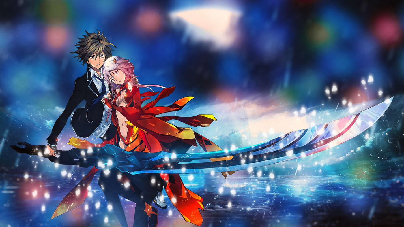 Amazing wallpaper from one of the manga panels(vol.1 chapter 2) : r/ GuiltyCrown