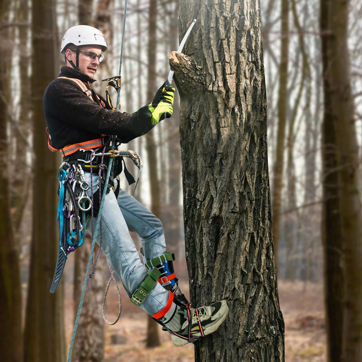 Climb Higher and Work Smarter with a Professional Tree Climbing Spikes Set