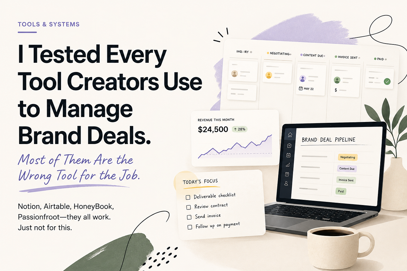 I Tested Every Tool Creators Use to Manage Brand Deals.