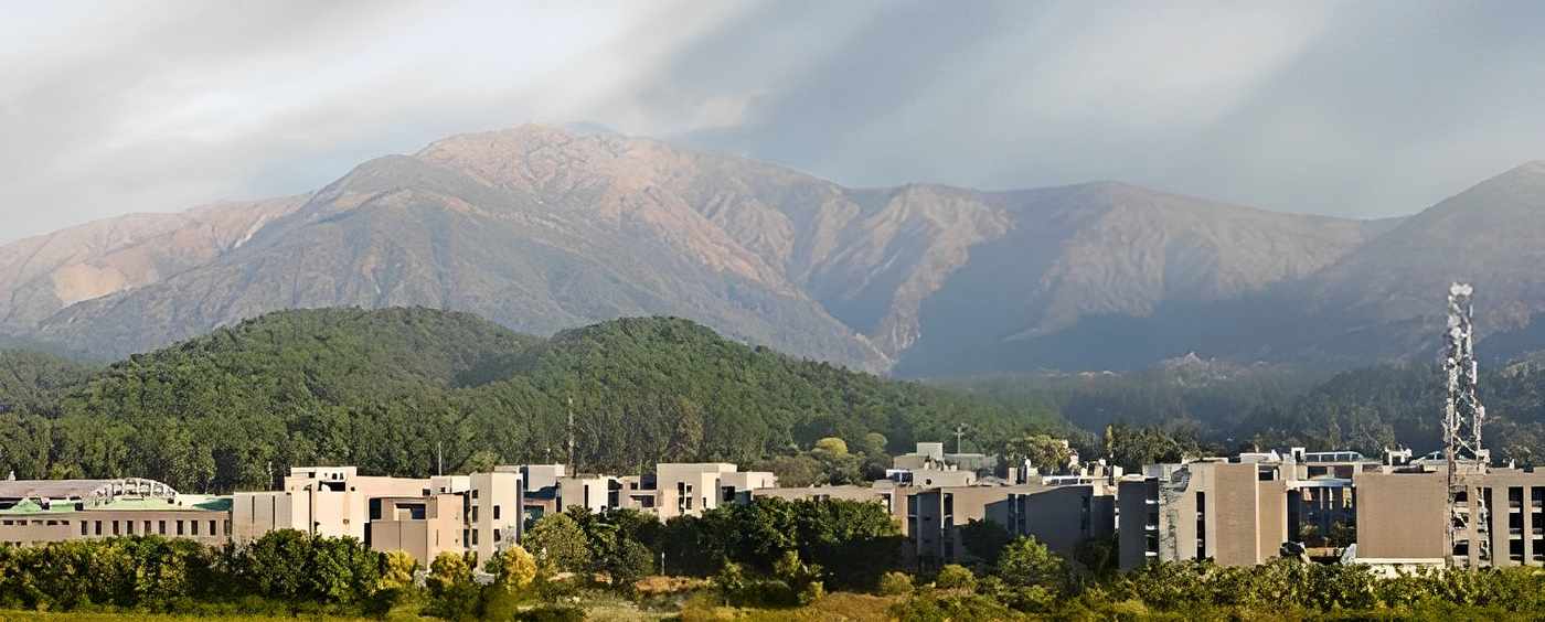 view of UPES university dehradun from Agrasen Mansion Boys Hostel