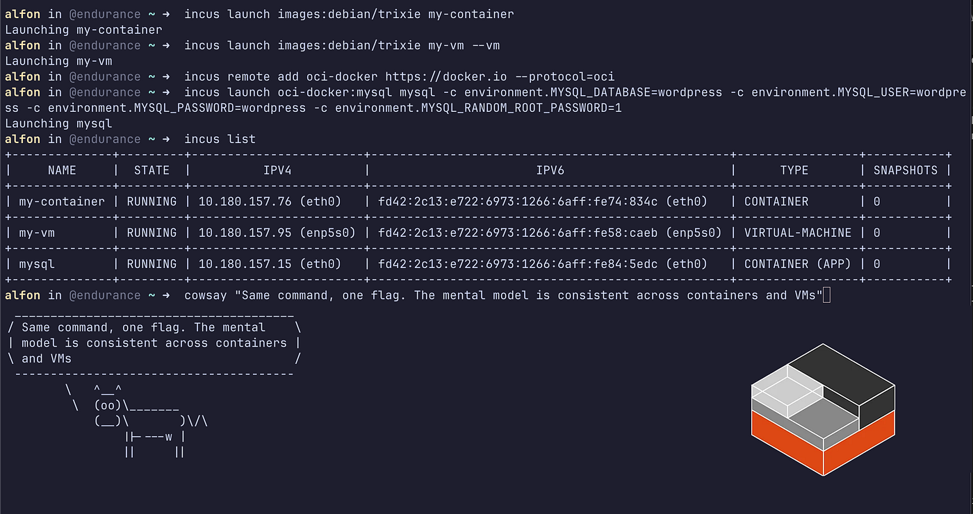 Why Incus is the best starting point for your homelab, and your DevOps journey