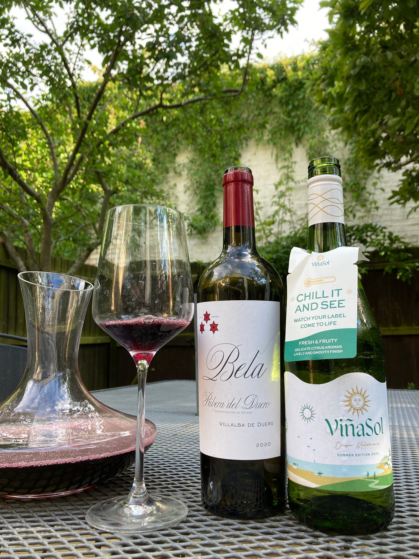 Crisp White and Big Red from Spain