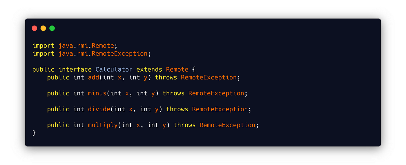 Remote Method Invocation (RMI). SENG 41283 — Distributed and Cloud… | by  Nuwan Alawatta | Medium