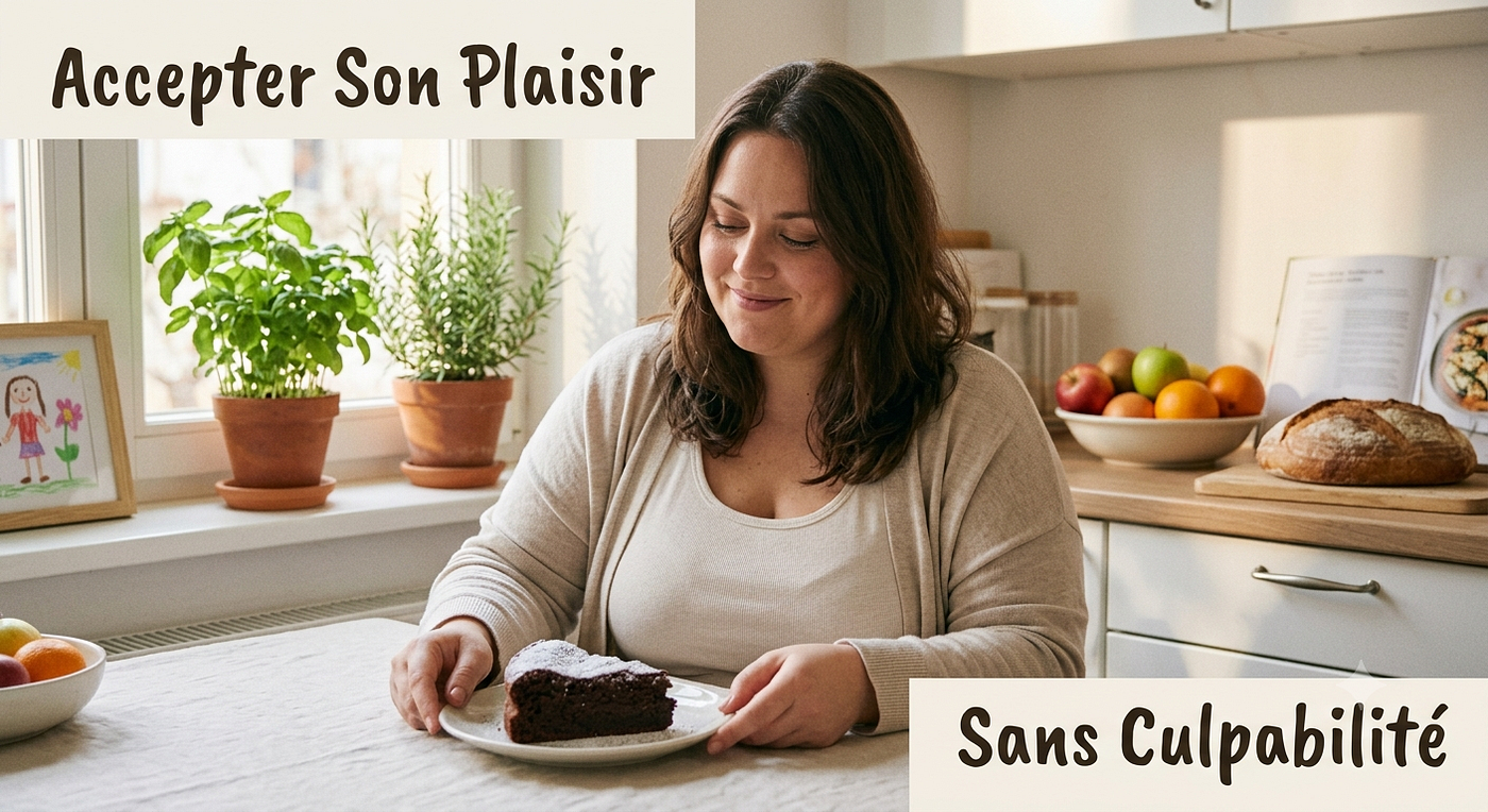 Je suis en surpoids… et pourtant je refuse de culpabiliser pour un gâteau 🍰