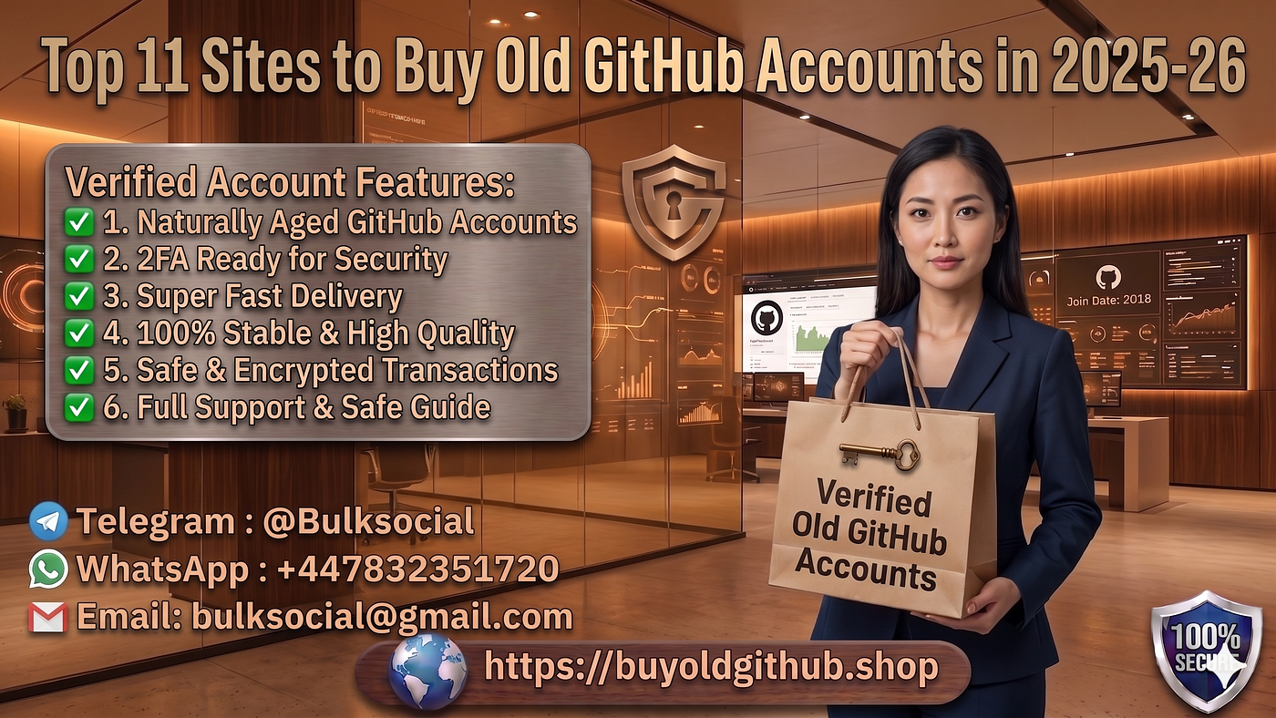 7 Benefits of B-u-ying Old GitHub Acco-unts for Developers