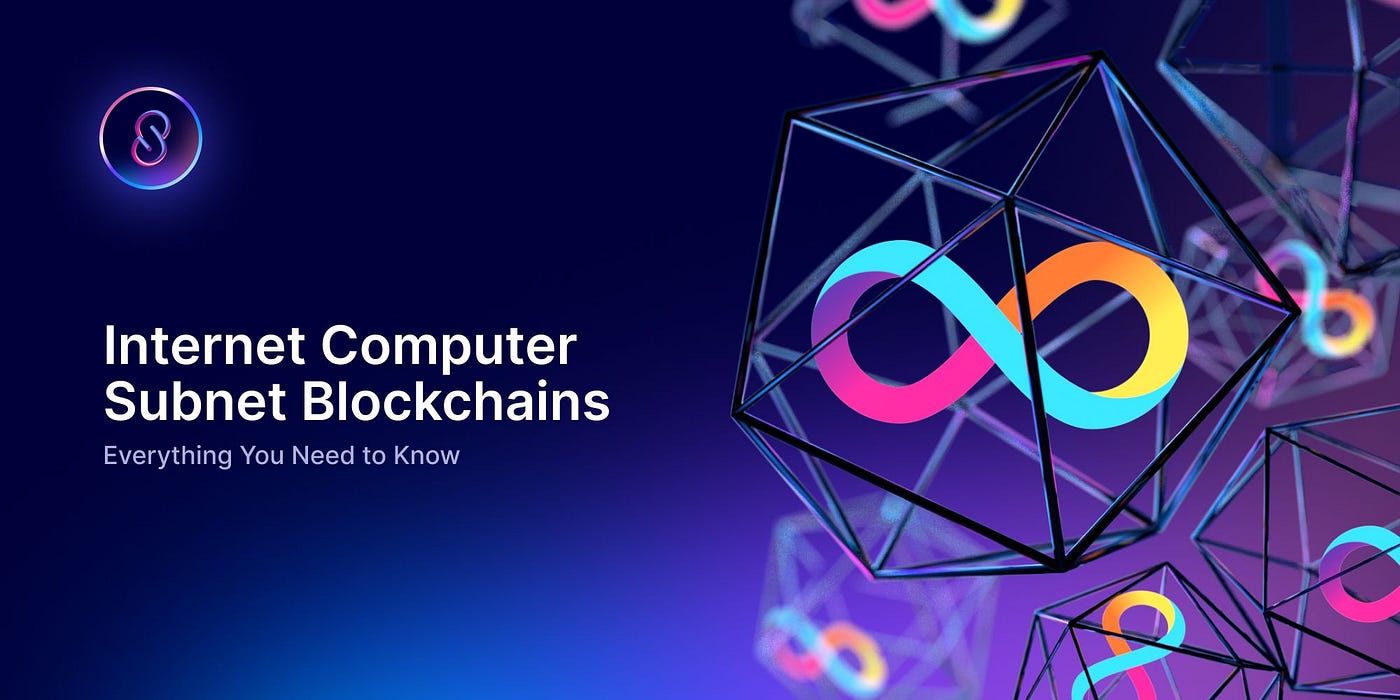 Internet Computer Subnet Blockchains: Everything You Need to Know | by  Managing Editor InfinitySwap | BitfinityNetwork | Medium