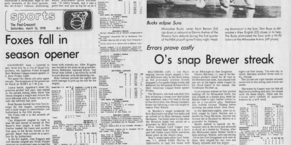 MLB Memory Lane: July 7, 1978, by Christopher J Mehring