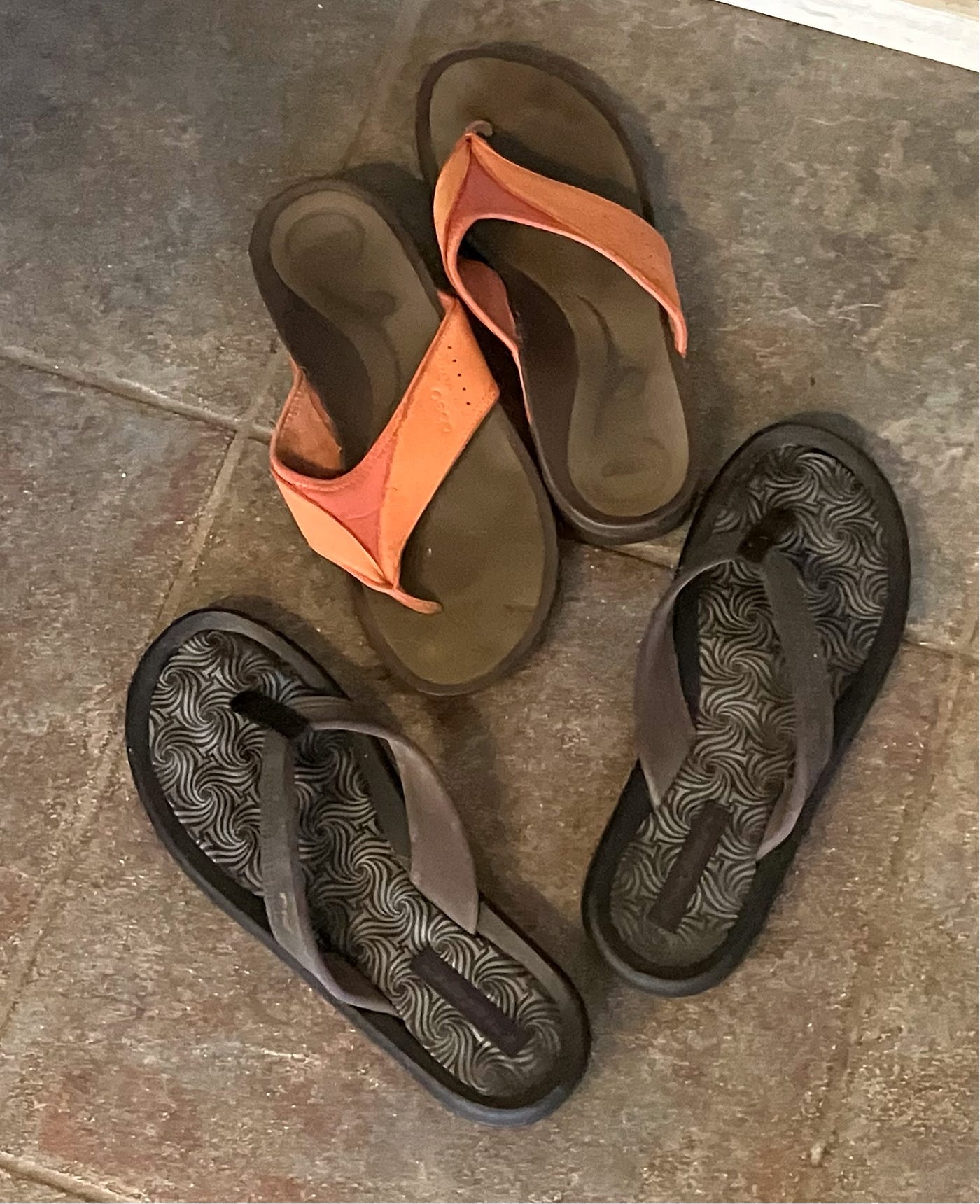 My photo of old my sandals I found