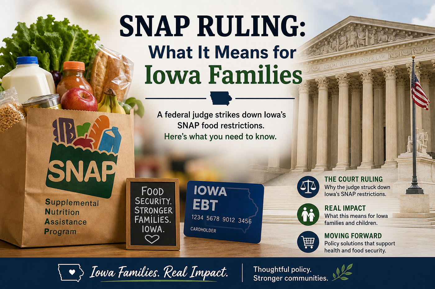 Rebecca Schweitzer of Des Moines, Iowa on the SNAP Ruling and What It Means for Iowa Families