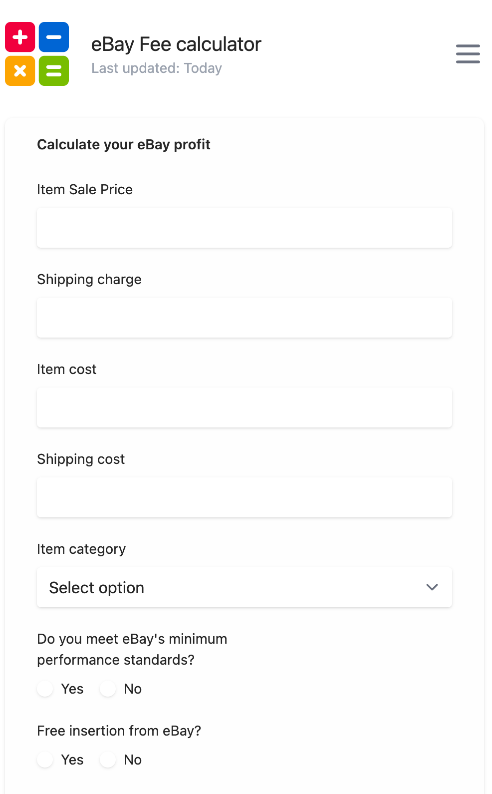 The BEST eBay Fees Calculator: We found it for you | by Resale Editors |  Medium