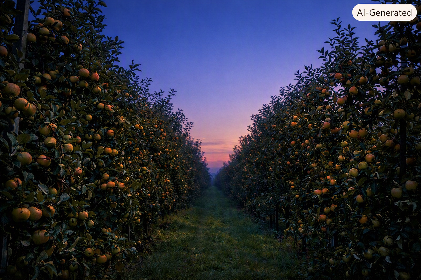 The apple orchard