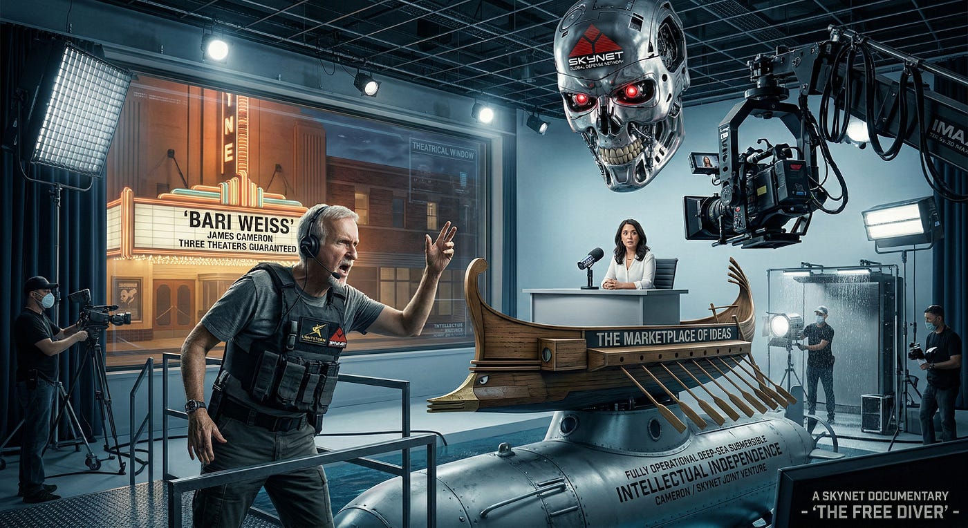 James Cameron To Direct Flattering Documentary About Bari Weiss In Exchange For Next Three Films To…