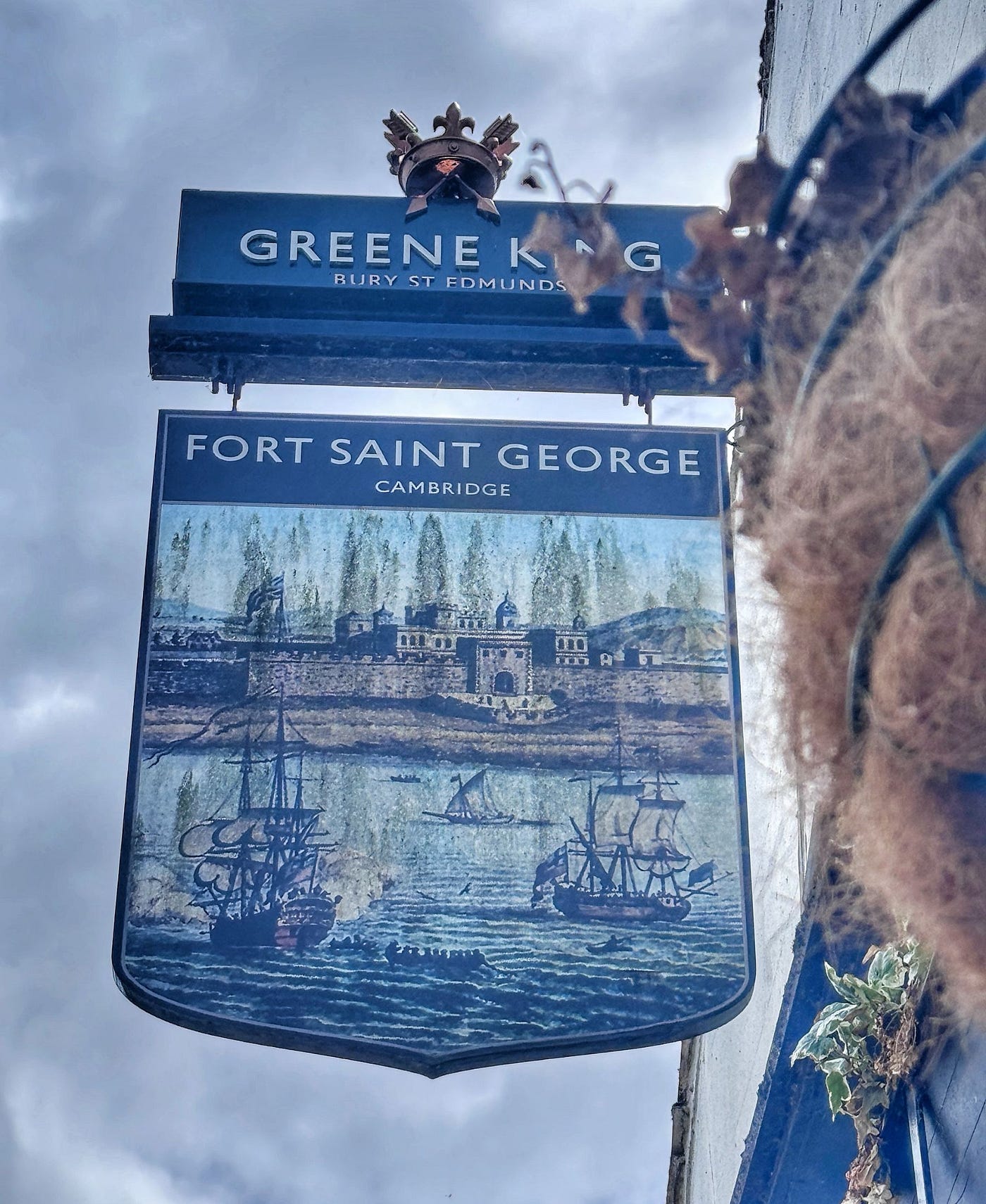 Fort St George Pub Sign. Photo by MyriadPhoto © 2026.