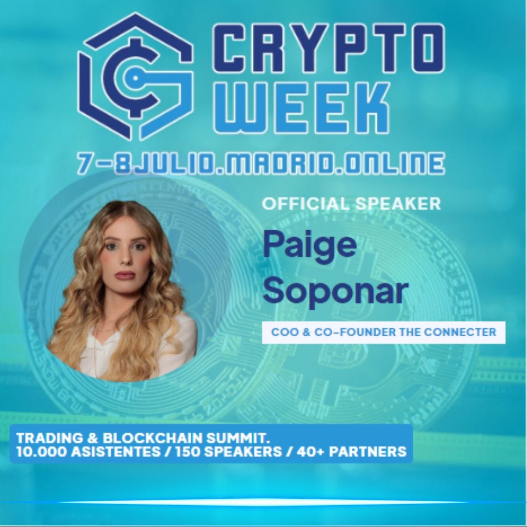 The Connecter Joins Crypto Week Madrid: Paving the Way for Financial  Inclusivity | by The Connecter Official | Medium