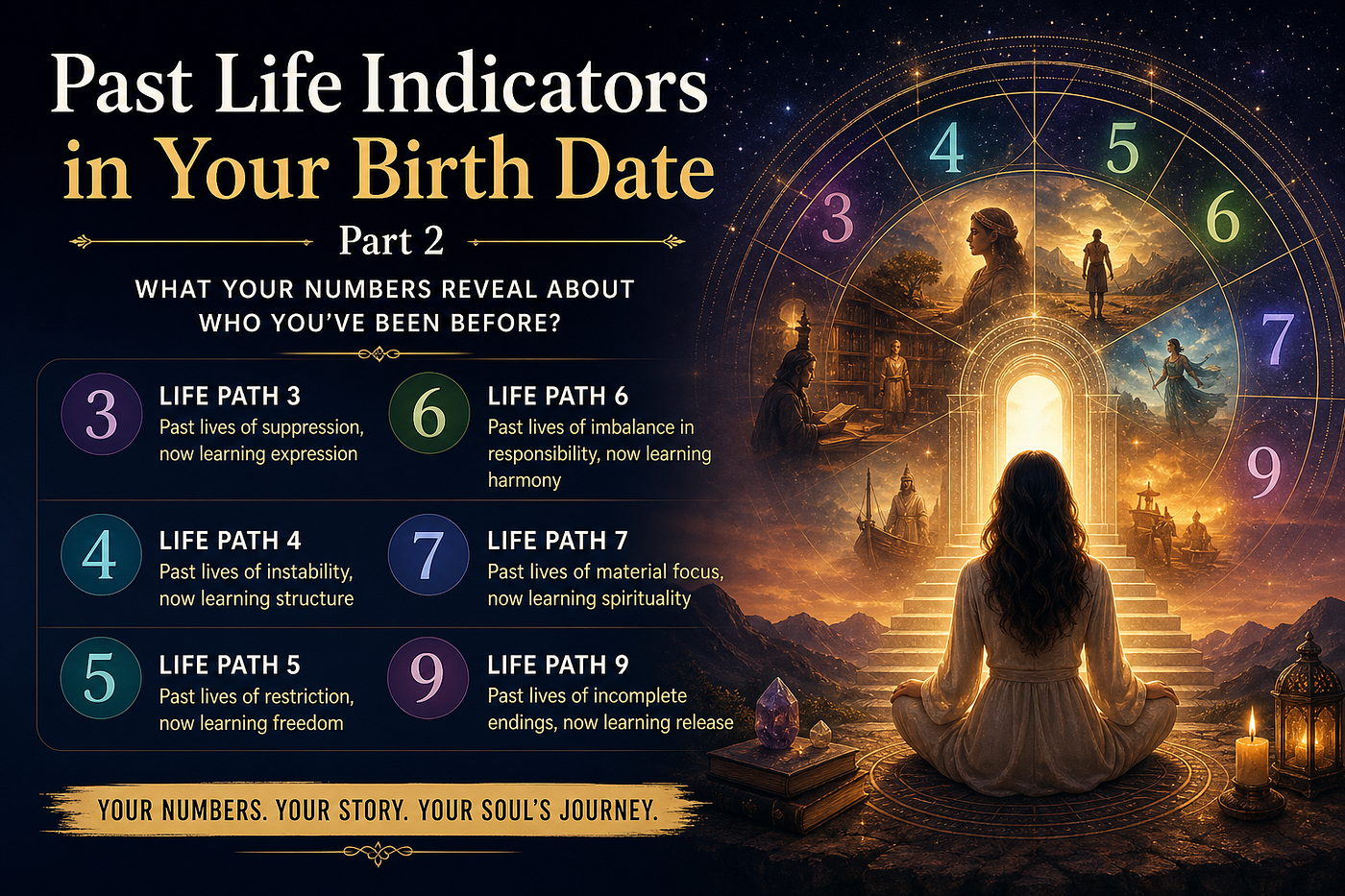 Past Life Indicators in your Birth Date (Part 2).