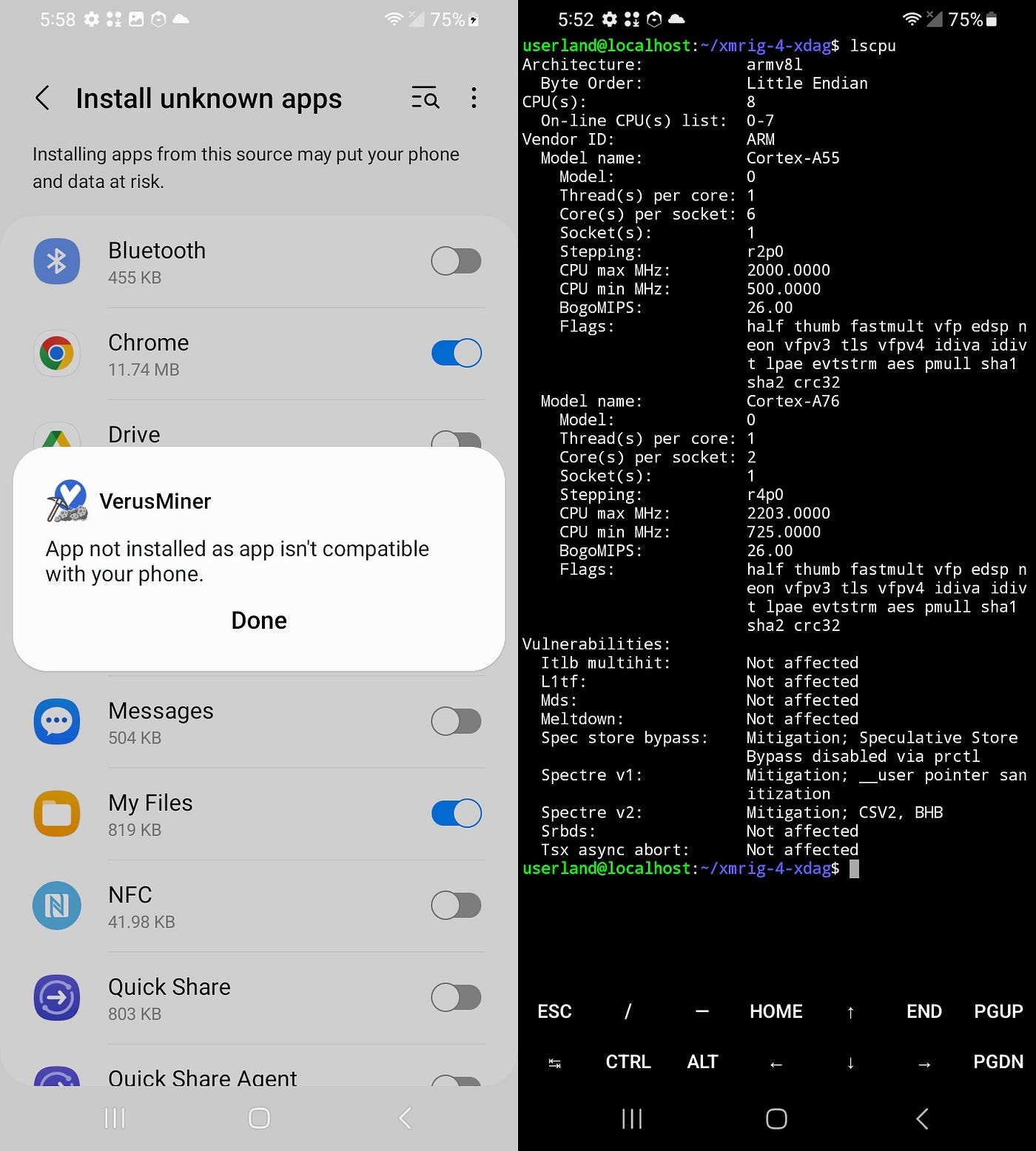 Do Not Buy Samsung Galaxy A13 5G Smartphone for Crypto Mining | by Bloodys  | The Crypto Blog | Medium