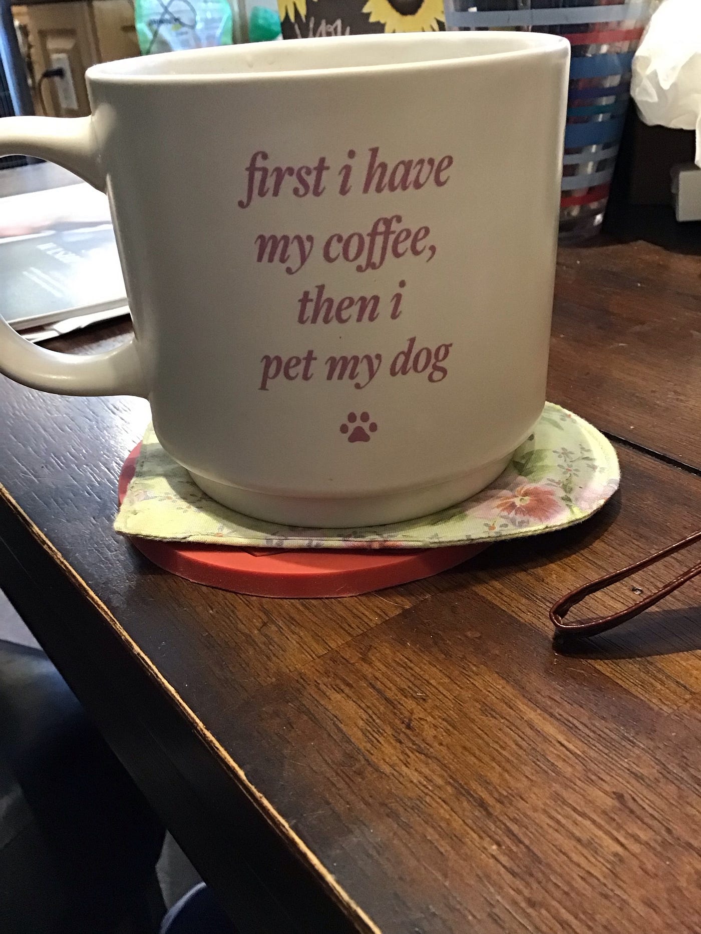 My photo of a fave coffee cup