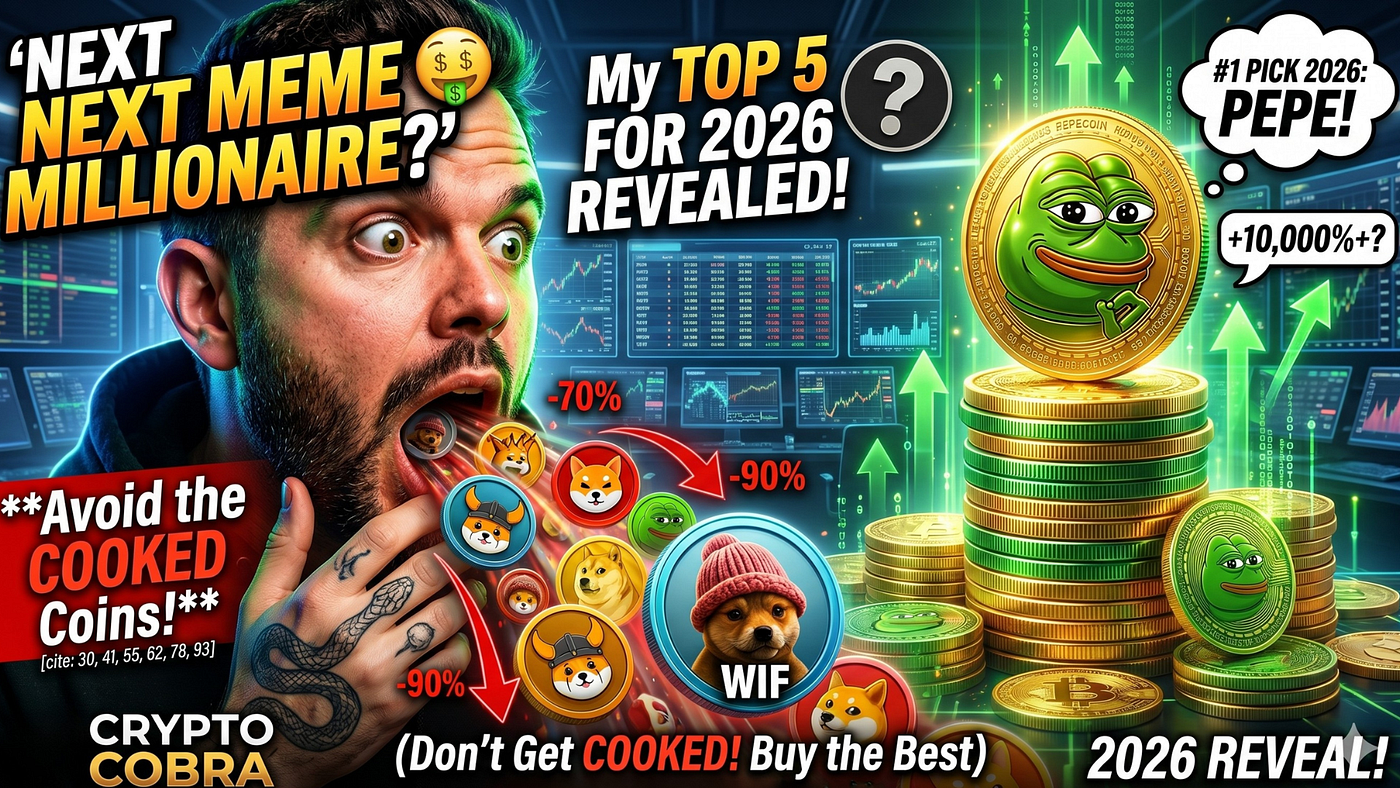 The Best Meme Coins to Watch in 2026 — Could the Next Crypto Millionaire Be Created Right Now?