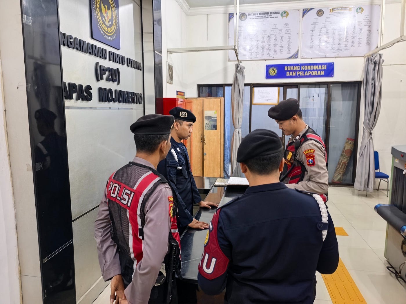 Terima Patroli Sambang Polres Mojokerto Kota, Lapas Mojokerto Perkuat Sinergi Keamanan