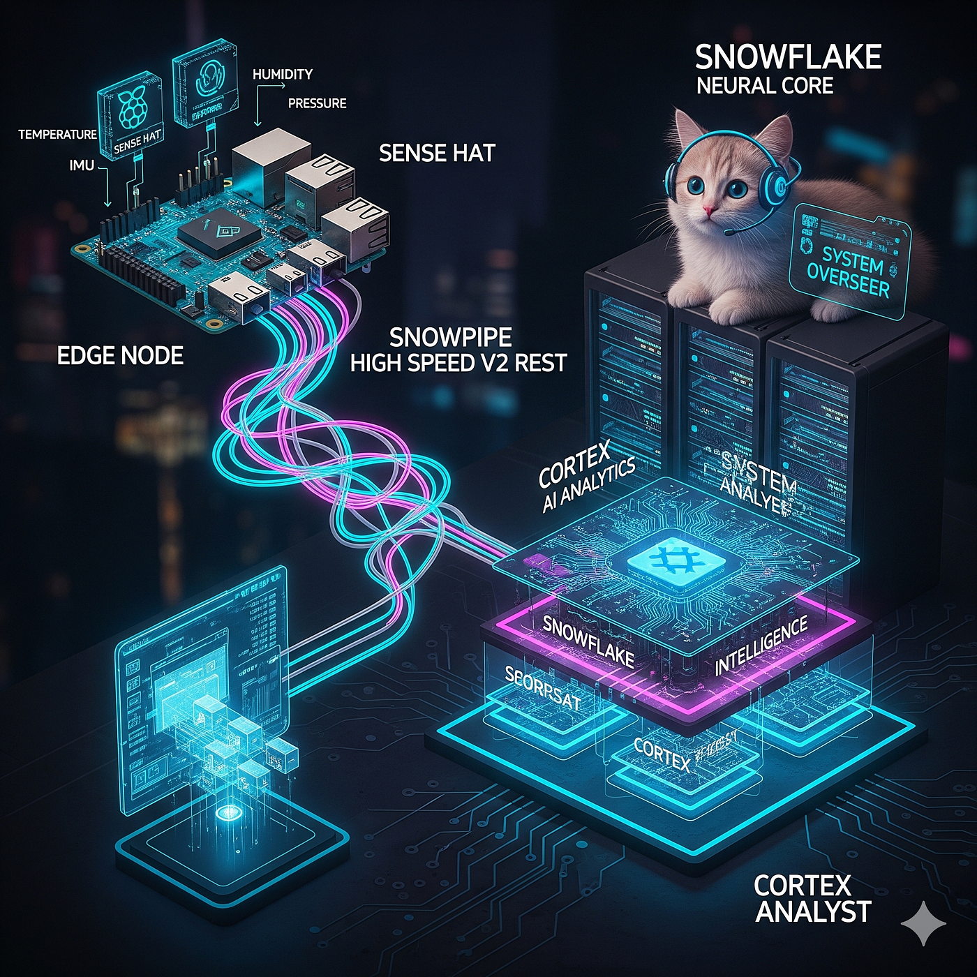 Building a Real-Time Agentic AI Sensor Application with Cortex Code